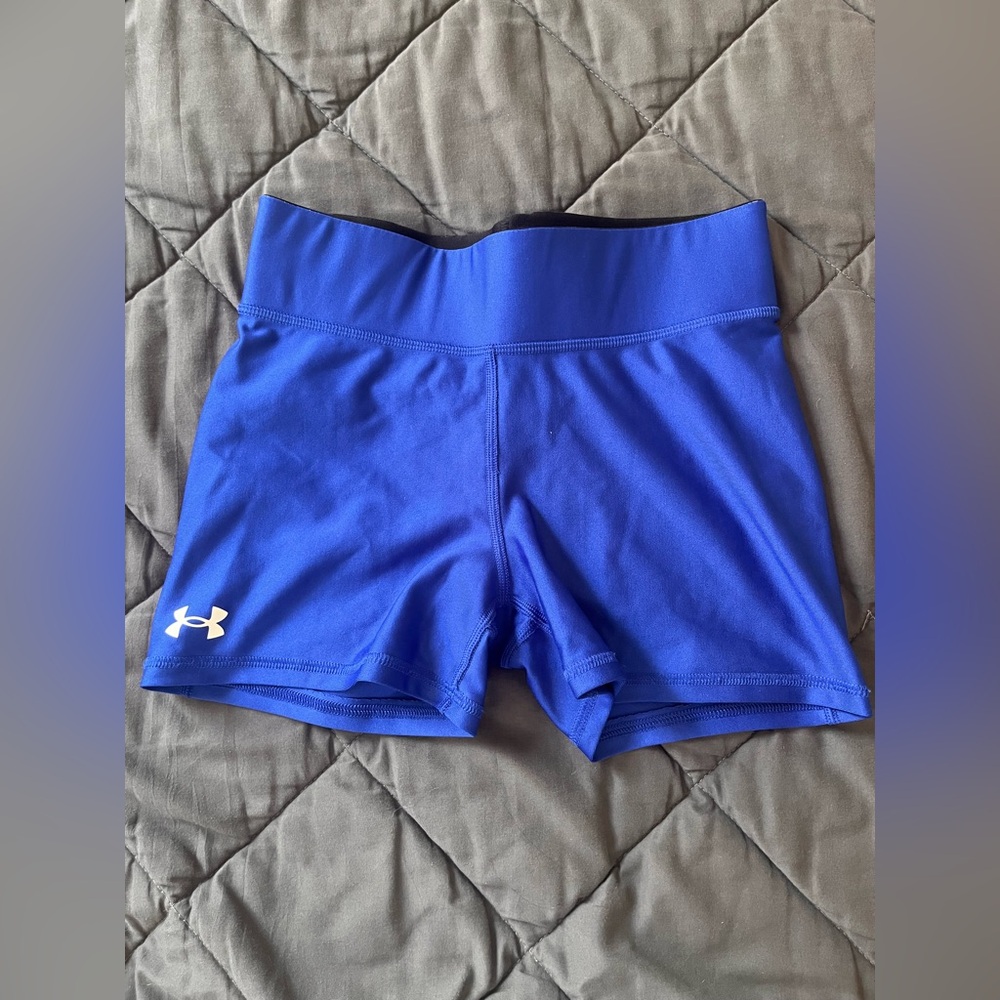 Blue under armor spandex